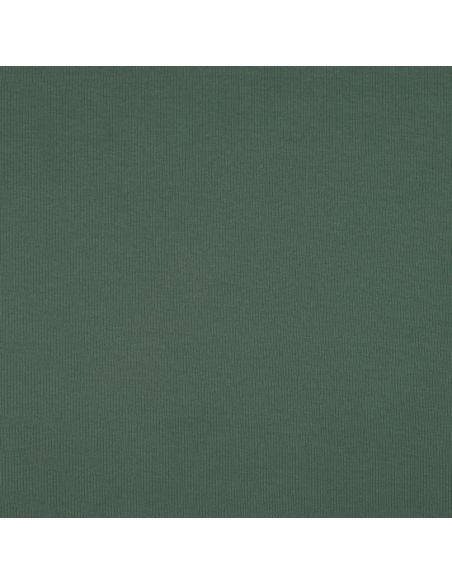 Fijn geribbelde katoenen jersey stof - Groen
