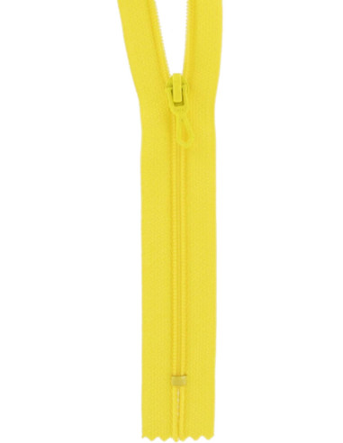 Nylon ritssluiting - Kanariegeel