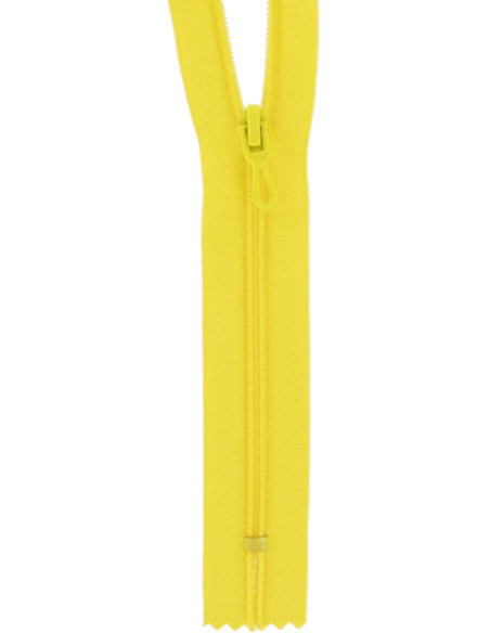 Nylon ritssluiting - Kanariegeel