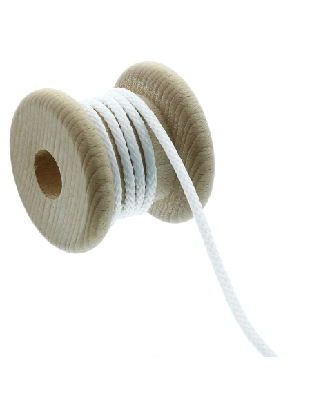 Ronde anorak koord - Wit