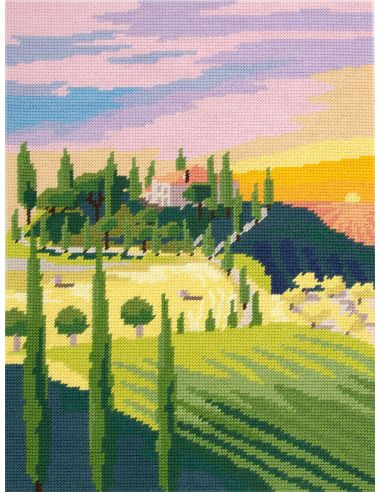 Pénélope DMC Canvas Kit - Toscane