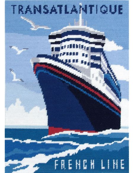 Pénélope DMC Borduurpakket - Transatlantisch