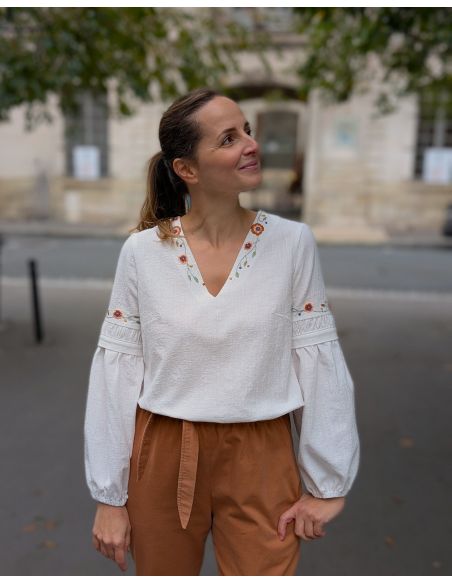 Myrtille blouse patroon - Anna Rose patronen