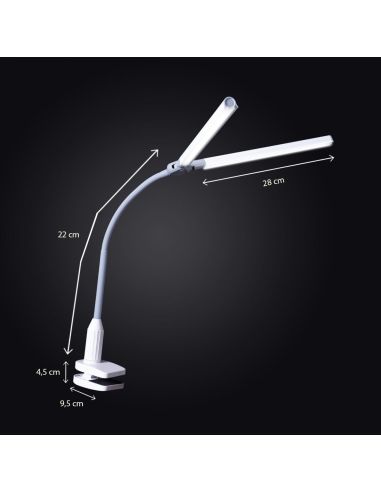 DuoPro Daylight klem lamp