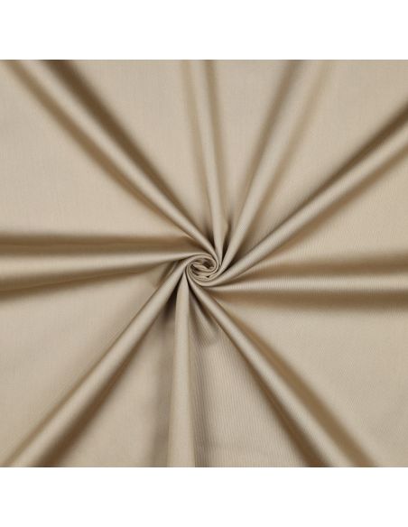 Satijnkatoen stof - Beige