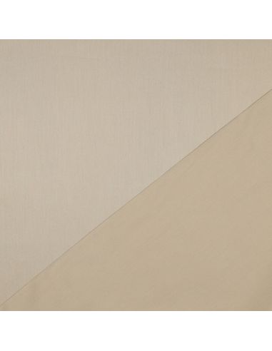 Satijnkatoen stof - Beige