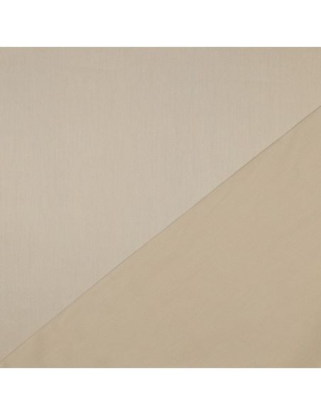 Satijnkatoen stof - Beige