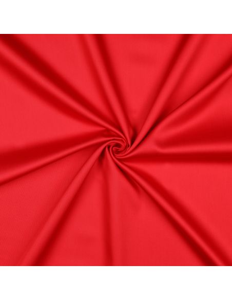 Satijnen katoenstof - Rood