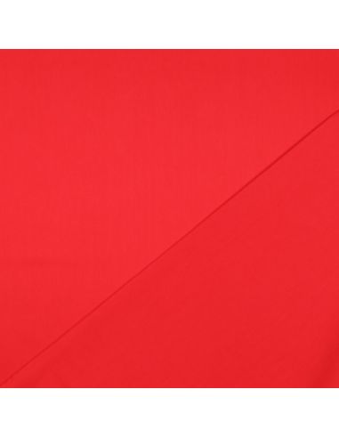 Satijnen katoenstof - Rood