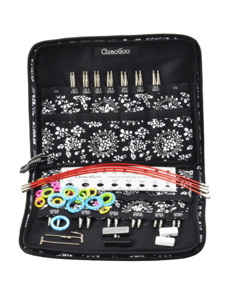 ChiaoGoo metalen etui met rondbreinaalden