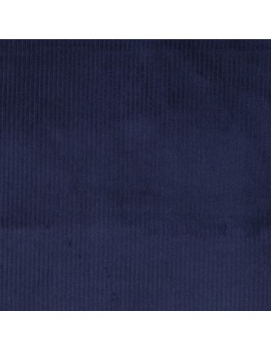 Katoenen ribfluweel - Marineblauw