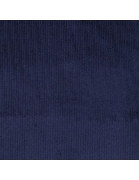 Katoenen ribfluweel - Marineblauw