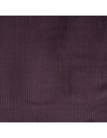 Katoenen ribfluweel stof - Aubergine