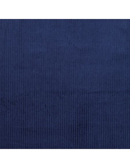 Katoenen ribfluweel - Kobalt