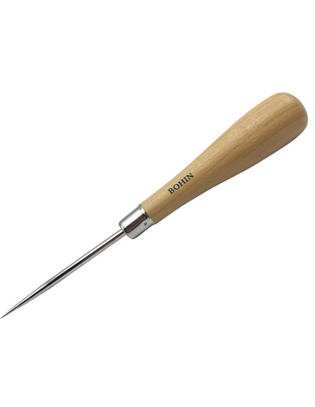 Bohin houten priem met lange steel