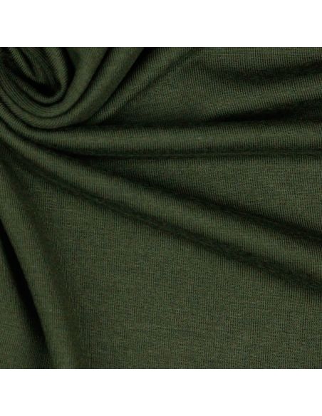 Tencel modal jersey stof - Donkergroen