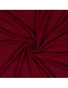 Tencel modal jersey stof - Donkerrood