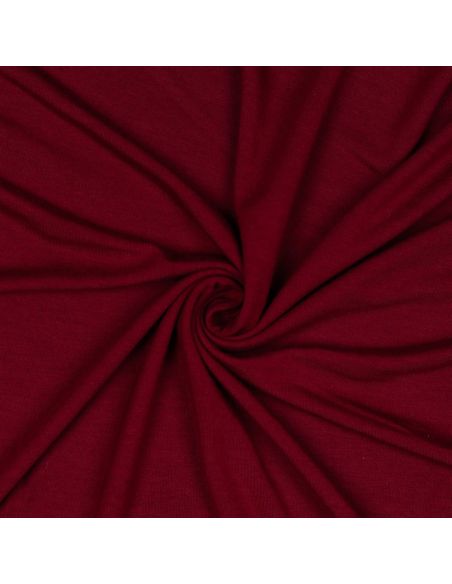 Tencel modal jersey stof - Donkerrood