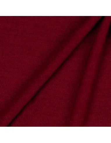 Tencel modal jersey stof - Donkerrood