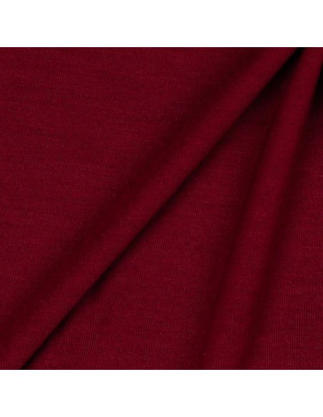 Tencel modal jersey stof - Donkerrood