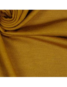 Tencel modal jersey stof - Mosterd 2