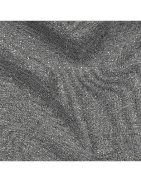 Glitter sweaterstof - Donkergrijs