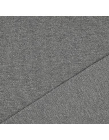 Glitter sweaterstof - Donkergrijs