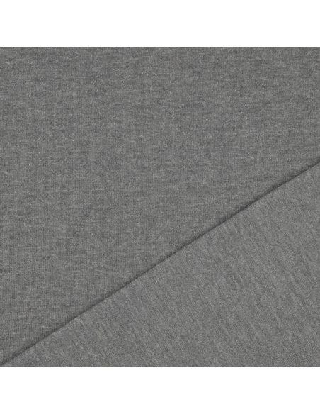 Glitter sweaterstof - Donkergrijs