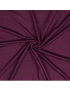 Tencel modal jersey stof - Aubergine