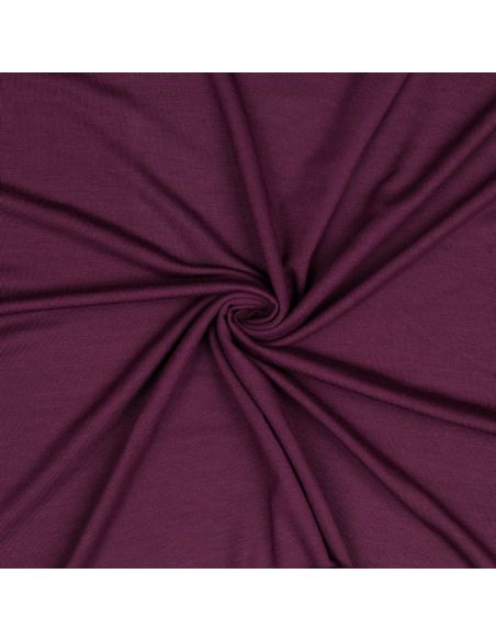 Tencel modal jersey stof - Aubergine