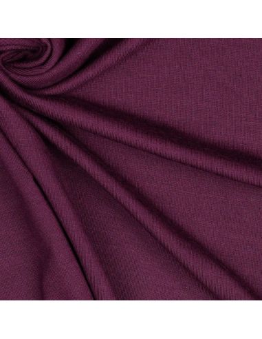 Tencel modal jersey stof - Aubergine
