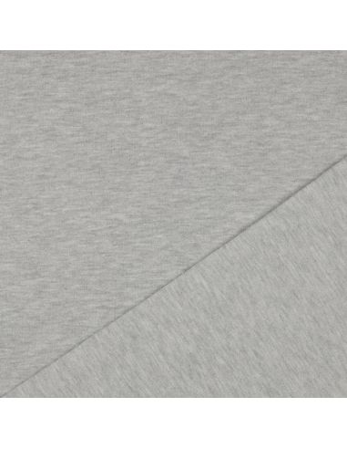 Glitterende sweatstof - Grijs