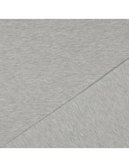 Glitterende sweatstof - Grijs