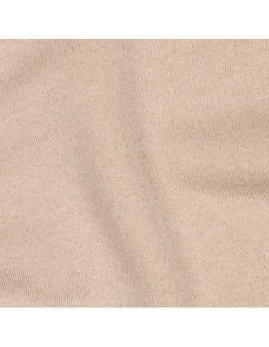 Glitterende sweatstof - Zandkleurig