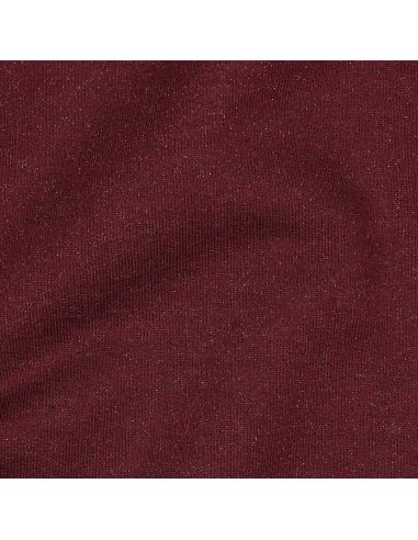 Glitterende sweatstof - Aubergine