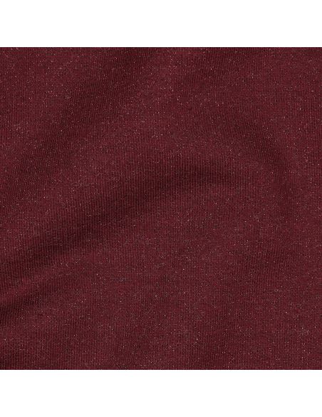 Glitterende sweatstof - Aubergine