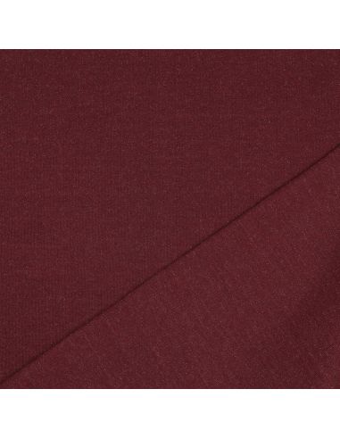 Glitterende sweatstof - Aubergine