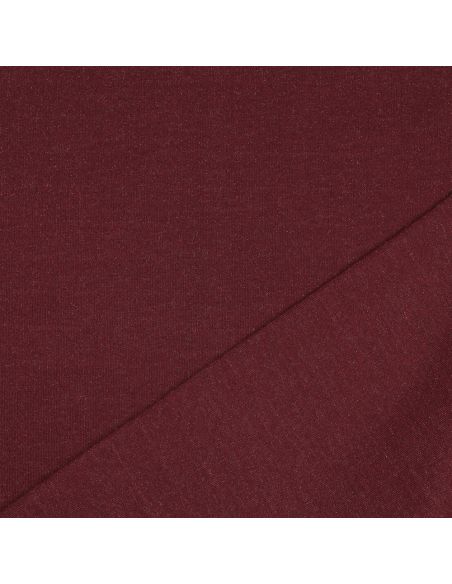 Glitterende sweatstof - Aubergine