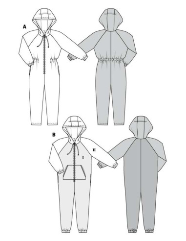 Patroon voor overall - Burda 6397