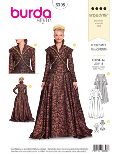 Kostuum patroon - Burda 6398