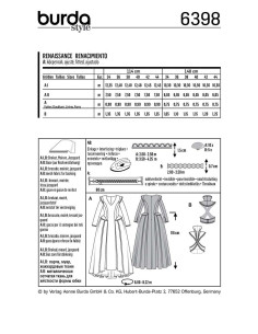 Kostuum patroon - Burda 6398 2