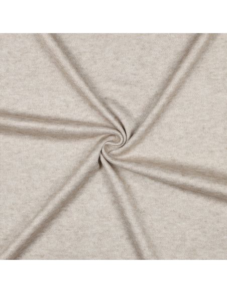 Gebreide gemengde stof - Beige