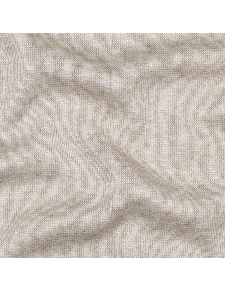 Gebreide gemengde stof - Beige
