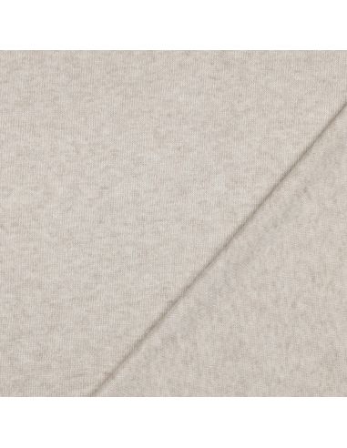 Gebreide gemengde stof - Beige