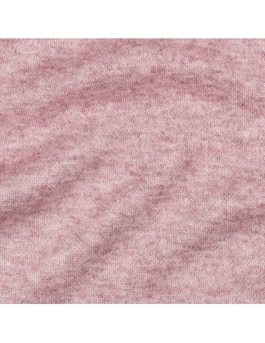 Gebreide gemengde stof - Mauve