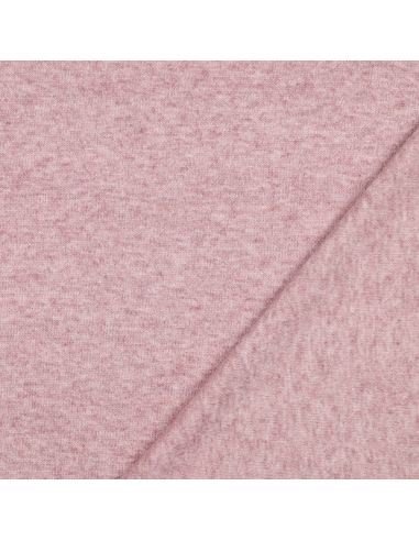Gebreide gemengde stof - Mauve