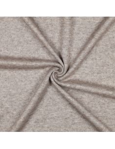 Gebreide gemengde stof - Taupe