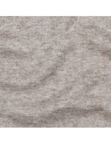 Gebreide gemengde stof - Taupe