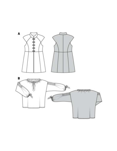 Kostuum patroon - Burda 6399