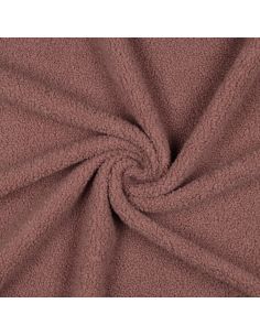 Dubbelzijdige Teddy-fleece stof - Blush 2